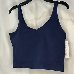 Gilly Hicks Navy Blue curvy active recharge bra